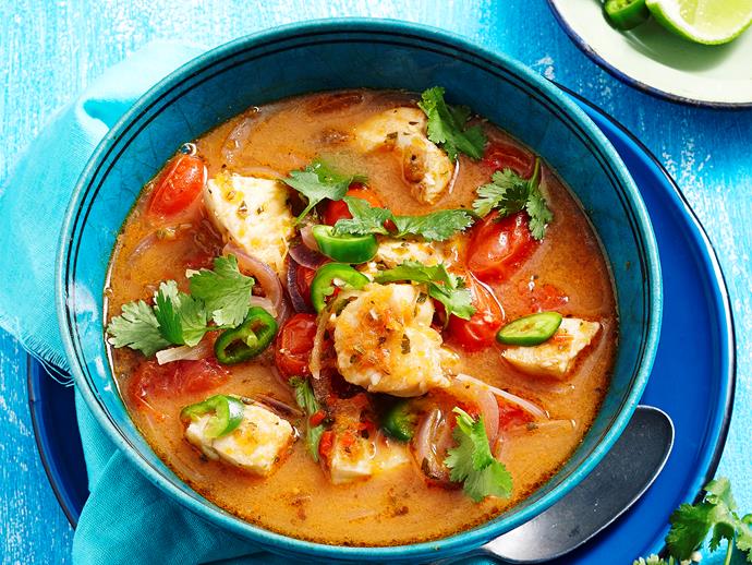 **[Mexican spicy fish soup](https://www.womensweeklyfood.com.au/recipes/mexican-spicy-fish-soup-28994|target="_blank")**

Spice up dinner tonight with this authentic flavoursome Mexican spicy fish soup! Full of fresh, wholesome ingredients - the whole family will be coming back for more!