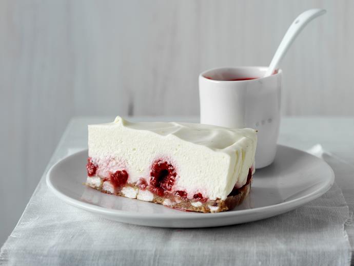 This delightful [berry nougat cheesecake](https://www.womensweeklyfood.com.au/recipes/berry-nougat-cheesecake-29001|target="_blank"|rel="nofollow") is a little slice of heaven! The perfect dessert or morning treat!
