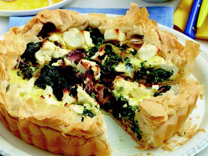 Feed the family this hearty, wholesome, super-tasty [chorizo, spinach and fetta quiche](https://www.womensweeklyfood.com.au/recipes/chorizo-spinach-and-feta-quiche-29024|target="_blank") - so simple and delicious, this will quickly become a family favourite!