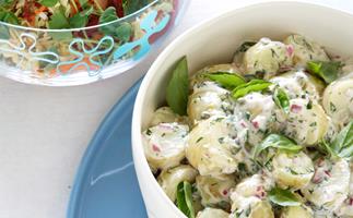 Salsa verde potato salad