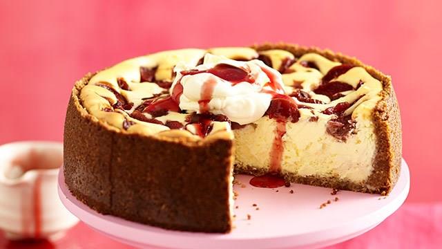 **[New York plum cheesecake](https://www.womensweeklyfood.com.au/recipes/new-york-plum-cheesecake-29356|target="_blank")**

Zesty, creamy cheesecake with a plum topping, served with whipped cream and plum syrup.