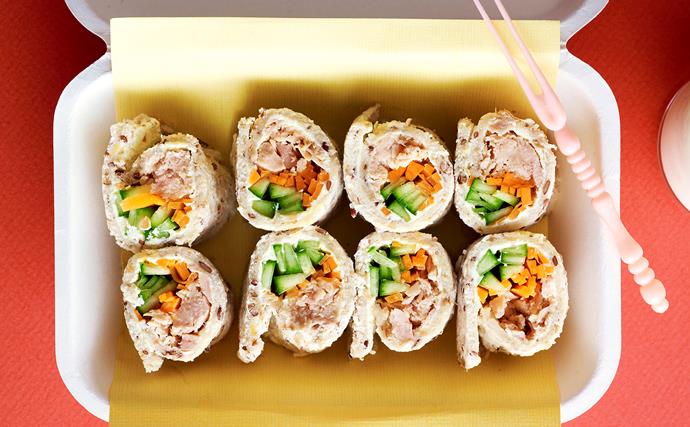 Tuna sushi sandwiches