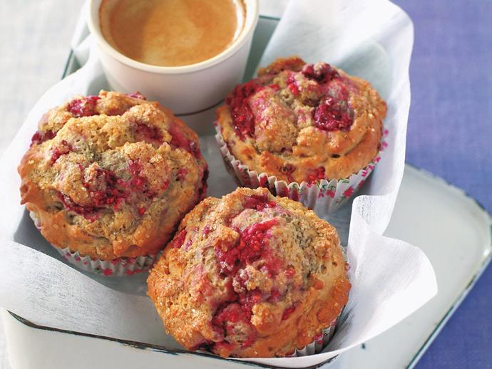 **[Gluten-free, dairy-free, raspberry muffins](https://www.womensweeklyfood.com.au/recipes/gluten-free-dairy-free-raspberry-muffins-28198|target="_blank")**

A simple gluten- and dairy-free muffin recipe that makes a perfect breakfast on the run, or morning and afternoon tea.