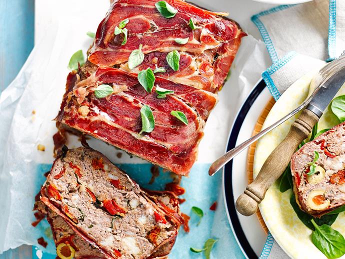 This [Mediterranean meatloaf](https://www.womensweeklyfood.com.au/recipes/mediterranean-meatloaf-29211|target="_blank") makes a delicious flavoursome dish for the whole family. Serves best with roasted vegetables or a green leafy salad.
