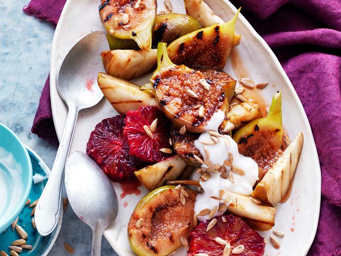 Enjoy a nourishing [grilled fruit salad with creamy coconut yoghurt](https://www.womensweeklyfood.com.au/recipes/grilled-fruit-salad-with-coconut-yoghurt-29255|target="_blank") for breakfast- a fresh fruity way to start the day! This recipe is suitable for diabetics.