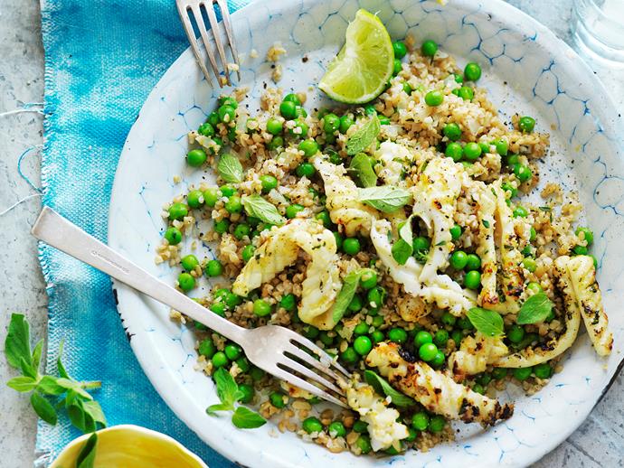 This **[barbecued squid and cracked wheat risotto recipe](https://www.womensweeklyfood.com.au/recipes/barbecued-squid-with-lemon-cracked-wheat-risotto-29309|target="_blank")** is the perfect dish to make for your lover.