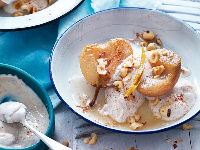 **[Roasted pears with cinnamon labne](https://www.womensweeklyfood.com.au/recipes/roasted-pears-with-cinnamon-labne-29321|target="_blank")**

A sweet and spiced fruity indulgence! Treat yourself  to this these tender roasted pears in a lemon herbal tea syrup. Ideal for diabetics.