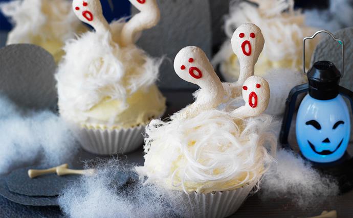 Ghostly cupcakes