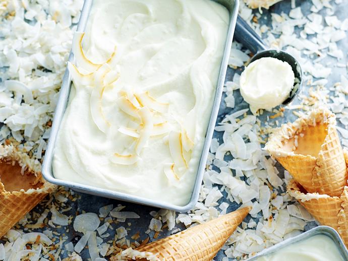 **[No-churn coconut ice-cream](https://www.womensweeklyfood.com.au/recipes/no-churn-coconut-ice-cream-29584|target="_blank")**

Sweet, icy treats are perfect for sharing with friends this summer. Indulge in this deliciously easy no-churn coconut ice-cream!