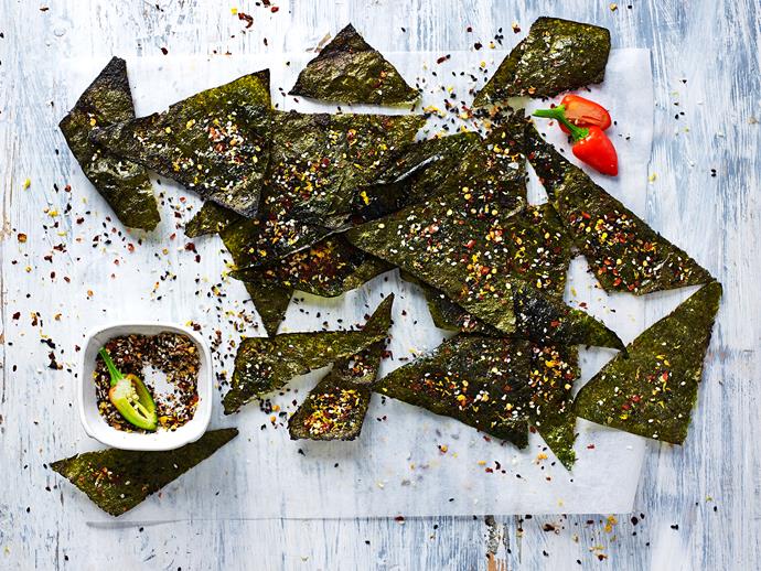 Get creative in the kitchen and whip up some of these deliciously crunchy [toasted nori chips](https://www.womensweeklyfood.com.au/recipes/toasted-nori-chips-29588|target="_blank")! A great idea for healthy snacking!