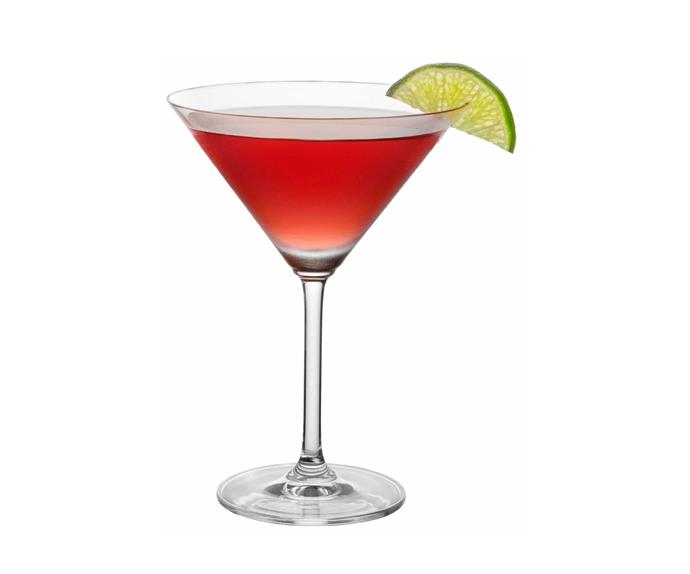 Classic cosmopolitan cocktail