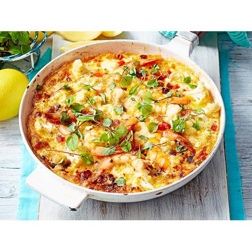 Prawn and rice frittata recipe | Food To Love