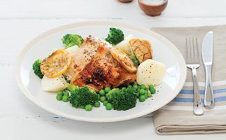 Lemon and thyme roast chicken
