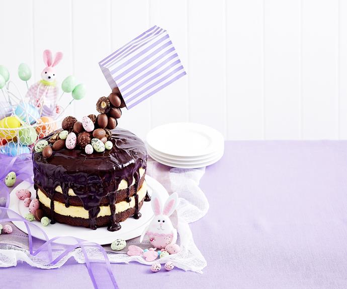 Magic easter mousse cake
