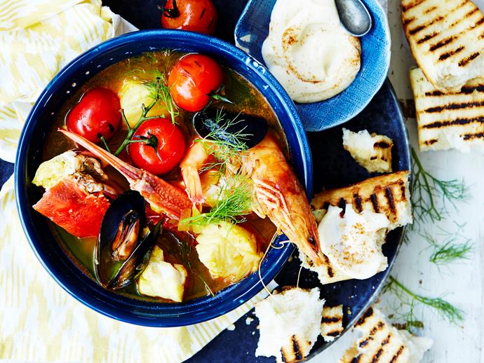 **[Quick and easy bouillabaisse](https://www.womensweeklyfood.com.au/recipes/quick-and-easy-bouillabaisse-1545|target="_blank")**

Recreate this classic French seafood soup in no time at all with this quick and tasty weeknight recipe from [The Australian Women's Weekly's 'Winter Express' cookbook.](https://www.magshop.com.au/australian-womens-weekly-winter-express|target="_blank")