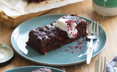 Rich chocolate and beetroot cake