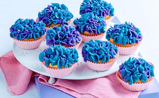 Pretty petal cupcakes