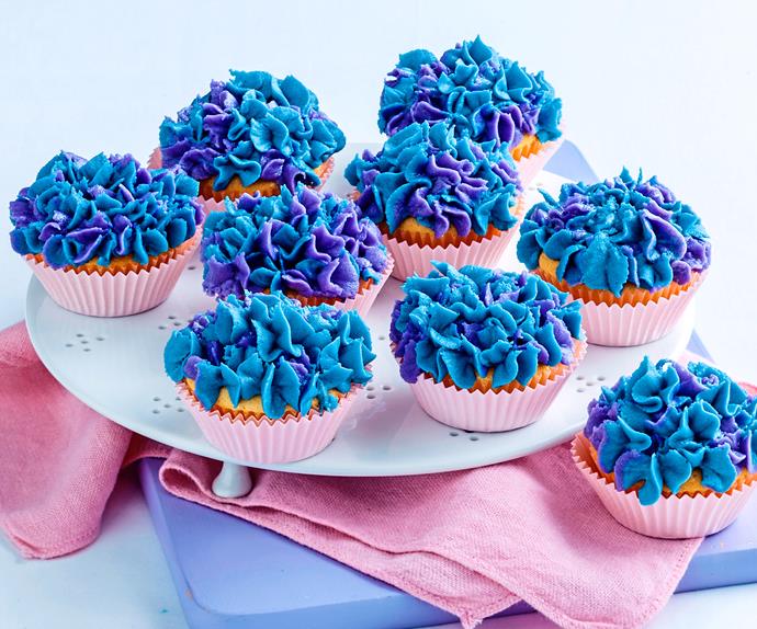 Pretty petal cupcakes