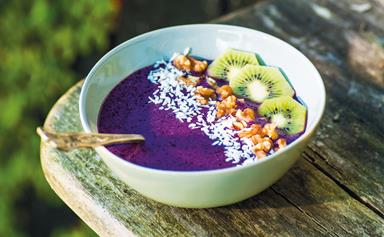 Purple power breakfast bowl