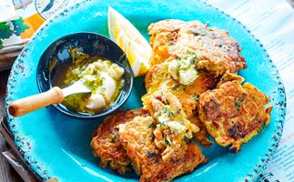 Mussel fritters