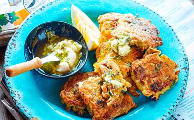 Classic mussel fritters