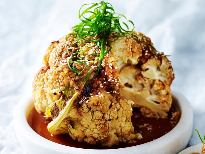 **[Miso-roasted whole cauliflower](https://www.womensweeklyfood.com.au/recipes/miso-roasted-whole-cauliflower-1795|target="_blank")** Whether you're following a meat-free diet or are just looking for creative ways to up your vegie intake, try this delicious whole roasted cauliflower.