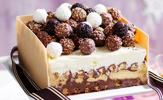 Tiramisu ice-cream box cake