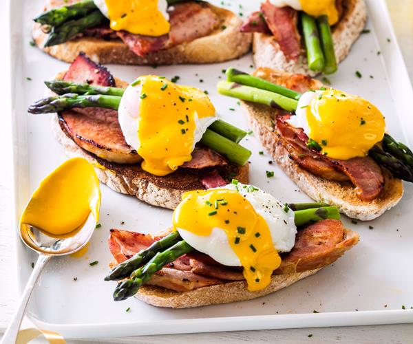 Sourdough, ham, poached eggs and easy hollandaise recipe | Food To Love