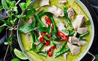 Thai green chicken curry