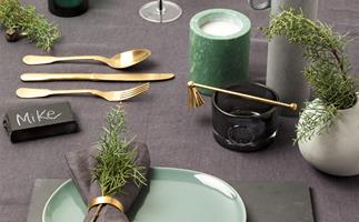 Nail your Christmas table style with moody botanicals
