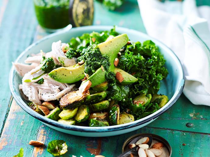 **[The botanist bowl](http://www.womensweeklyfood.com.au/recipes/food-bowl-the-botanist-bowl-1949|target="_blank")**

Packed full of kale, chicken, almonds & avocado, this healthy Buddha bowl recipe is a perfect idea for a nutritious & easy lunch. Our recipe for a healthy pesto included!