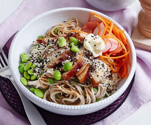 Chicken teriyaki noodle bowls recipe | Food To Love