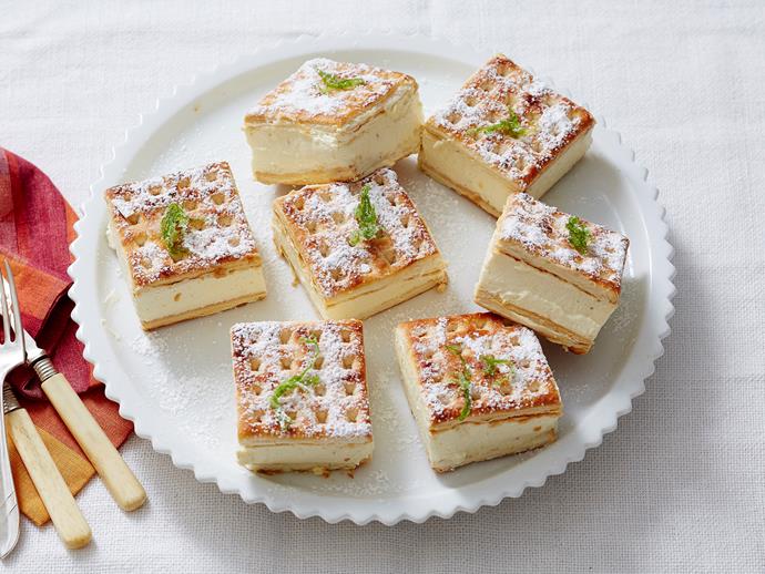 **[Lattice biscuit citrus cheesecake](https://womensweeklyfood.com.au/recipes/lattice-biscuit-citrus-cheesecake-2119|target="_blank")**

No bake? No worries! This easy cheesecake slice uses lattice biscuits and just needs to be popped into the fridge overnight for a delicious, zesty dessert the next day. Simple!