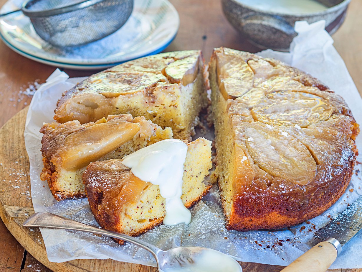 [Feijoa and apple upside-down cake](http://www.foodtolove.co.nz/recipes/feijoa-and-apple-upside-down-cake-36871|target="_blank")
