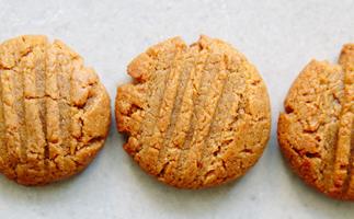 Flourless almond butter and miso biscuits