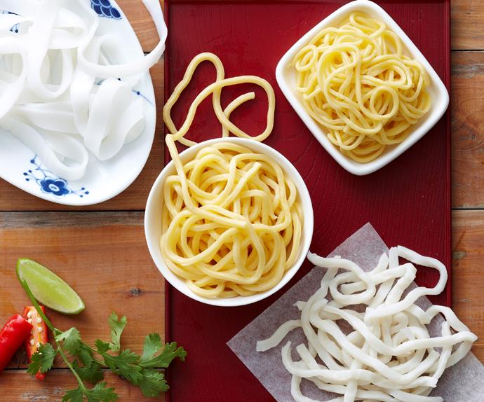 types of asian noodles