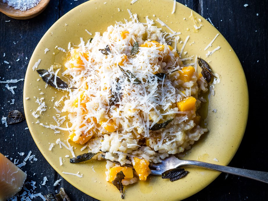 This [creamy pumpkin and crispy sage risotto](https://www.foodtolove.co.nz/recipes/extra-creamy-pumpkin-and-crispy-sage-risotto-7759|target="_blank") would be perfect made with a chardonnay.