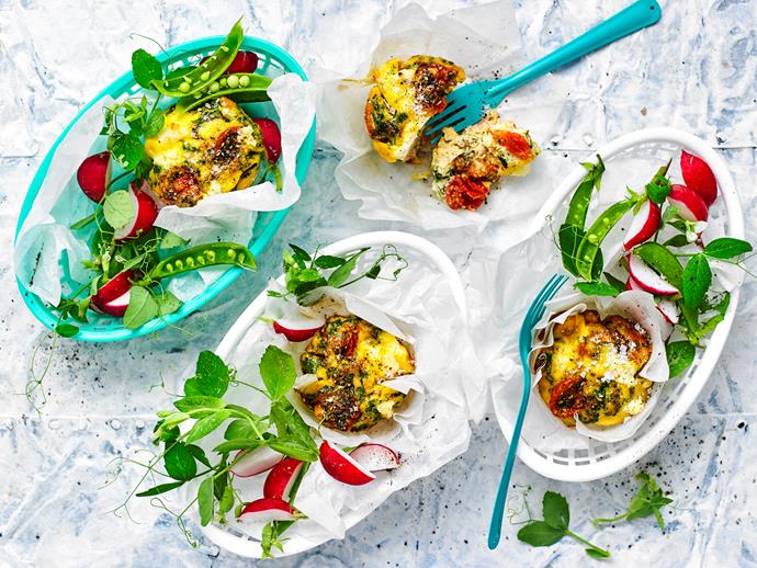 **[Za'atar roasted tomato and egg cups](https://www.womensweeklyfood.com.au/recipes/za-atar-roasted-tomato-and-egg-cups-2469|target="_blank")**

Kick-start your day the nutritious way with these flavour-packed breakfast tomato, egg and bacon cups.