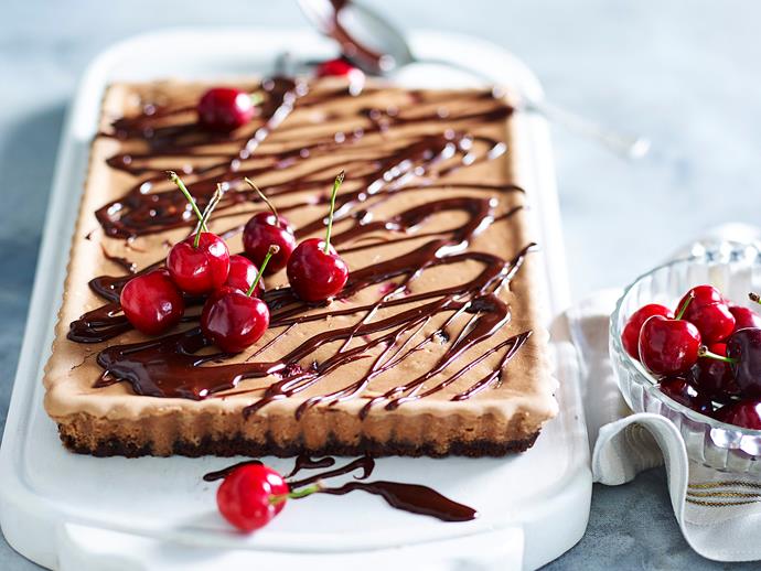 **[Roasted cherry and chocolate cheesecake](https://www.womensweeklyfood.com.au/recipes/roasted-cherry-and-chocolate-cheesecake-2661|target="_blank")**

This decadent baked chocolate cherry cheesecake will be the star of any dessert spread and is the perfect way to make the most of the short and sweet cherry season this year.