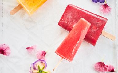 How to make fruity adults-only cocktail ice blocks