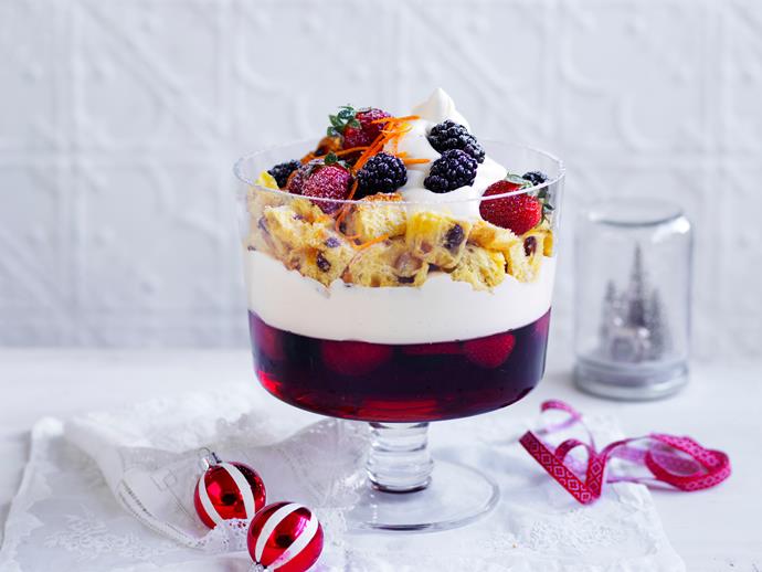 **[Classic Christmas trifle](https://www.womensweeklyfood.com.au/recipes/classic-christmas-trifle-29557|target="_blank")**

Imagine this stunning dessert as your centrepiece