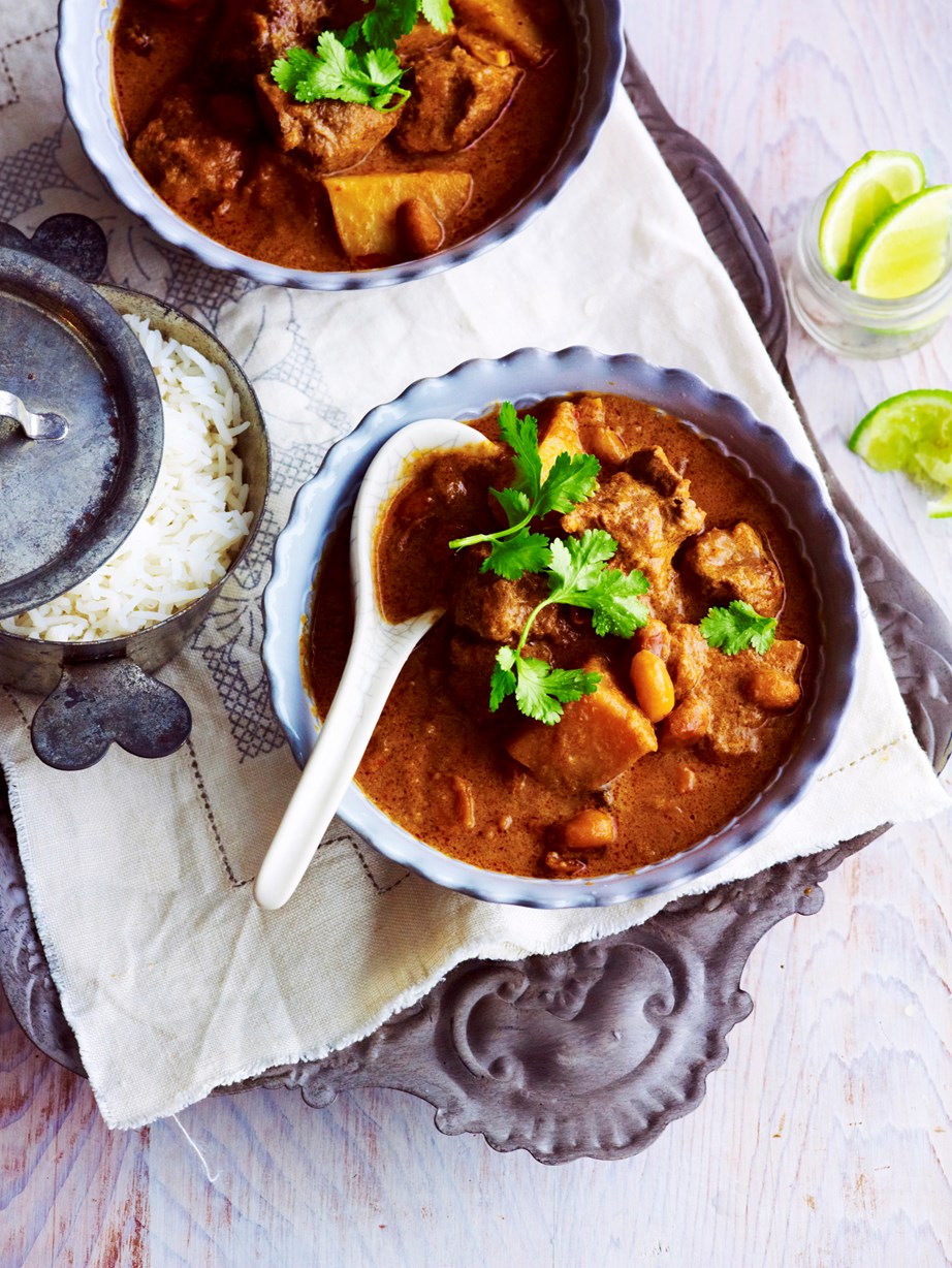 Slow cooking this [massaman beef curry](https://www.womensweeklyfood.com.au/recipes/slow-cooker-massaman-beef-curry-13870|target="_blank") is the perfect way to unlock the flavour of bay leaves, cinnamon and coconut milk. 