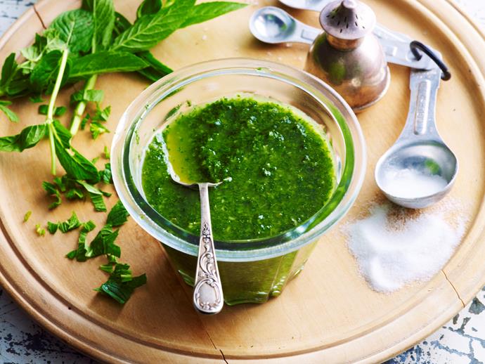 [Homemade mint sauce](https://www.womensweeklyfood.com.au/recipes/homemade-mint-sauce-6502|target="_blank") is nothing like the kind you buy in a jar.