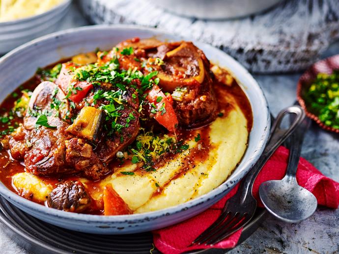 **[Lamb osso buco](https://www.womensweeklyfood.com.au/recipes/lamb-osso-buco-24987|target="_blank")**

This juicy lamb will melt in your mouth and take you back to the big family dinners you enjoyed as a child. Every vegetable is brimming with flavoursome stock while red chilli adds some spice. Serve with mash or polenta for a creamy side to this hearty dish.