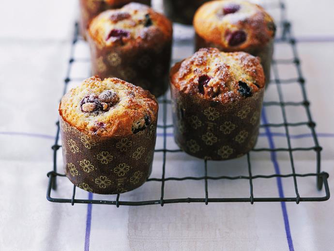 **[Mixed berry muffins](https://www.womensweeklyfood.com.au/recipes/mixed-berry-muffins-4070|target="_blank")**

Sweet muffins studded with tart, juicy berries and a brightened with fresh lemon zest are an adorable afternoon tea or delightful on-the-go treat.
