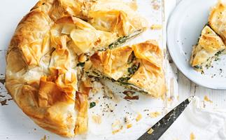Spinach and feta pie