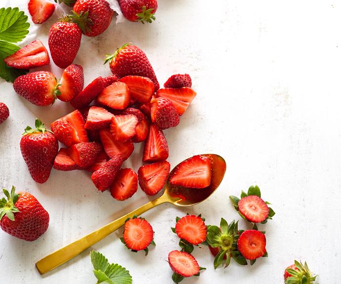 In season with Food magazine: strawberries