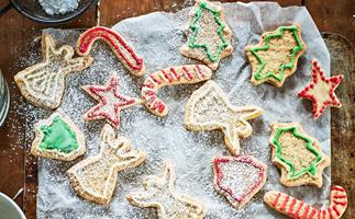 Festive spiced biscuits