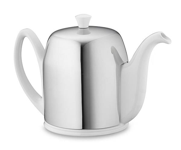 **Guy Degrenne Salam Teapot** 

Based on a design by French silversmith Guy Degrenne, this white porcelain and stainless steel teapot is a timeless addition to any tea lover's collection. Make mum's day by baking her favourite cake to go with it. $160, [williams-sonoma.com.au](http://www.williams-sonoma.com.au/insulated-porcelain-teapot|target="_blank")