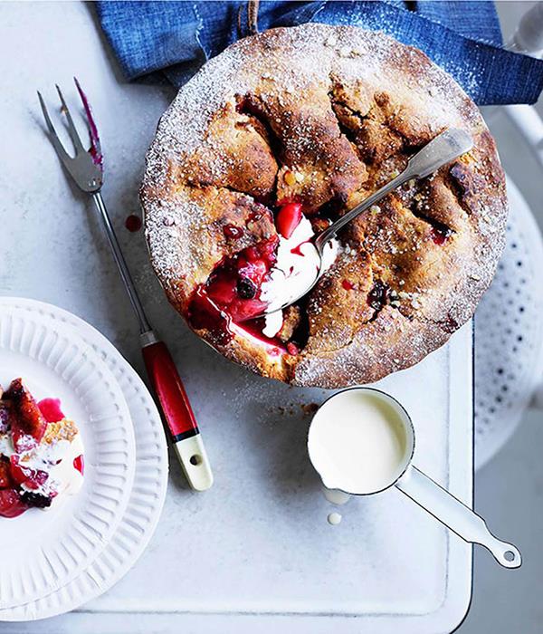 [**Apple and blackberry pandowdy**](https://www.gourmettraveller.com.au/recipes/browse-all/apple-and-blackberry-pandowdy-13919|target="_blank")
